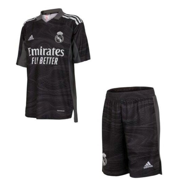 Camiseta Real Madrid Segunda equipo Niño 2021-22 Negro